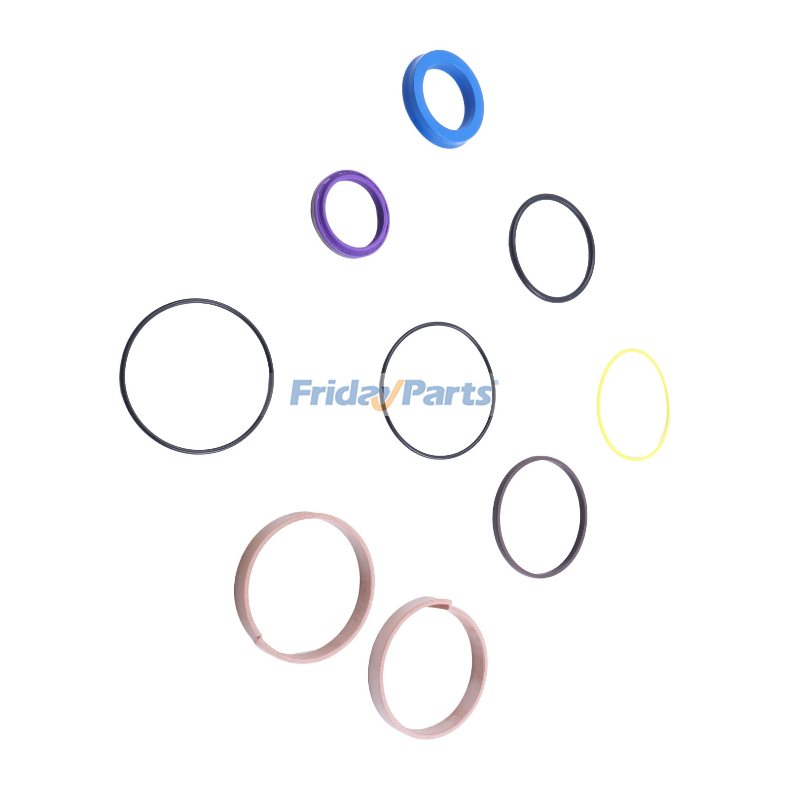 Kit de sello de cilindro de giro 0656604 para excavadora John Deere 50ZTS