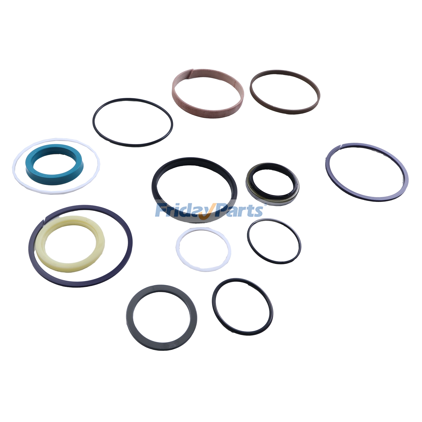 Carregadora  Para KOMATSU - Kit de vedação do cilindro de giro 707-99-32070 para retroescavadeira Komatsu WB146-5 WB97S-5E0 WB93S-5 WB97R-5E0