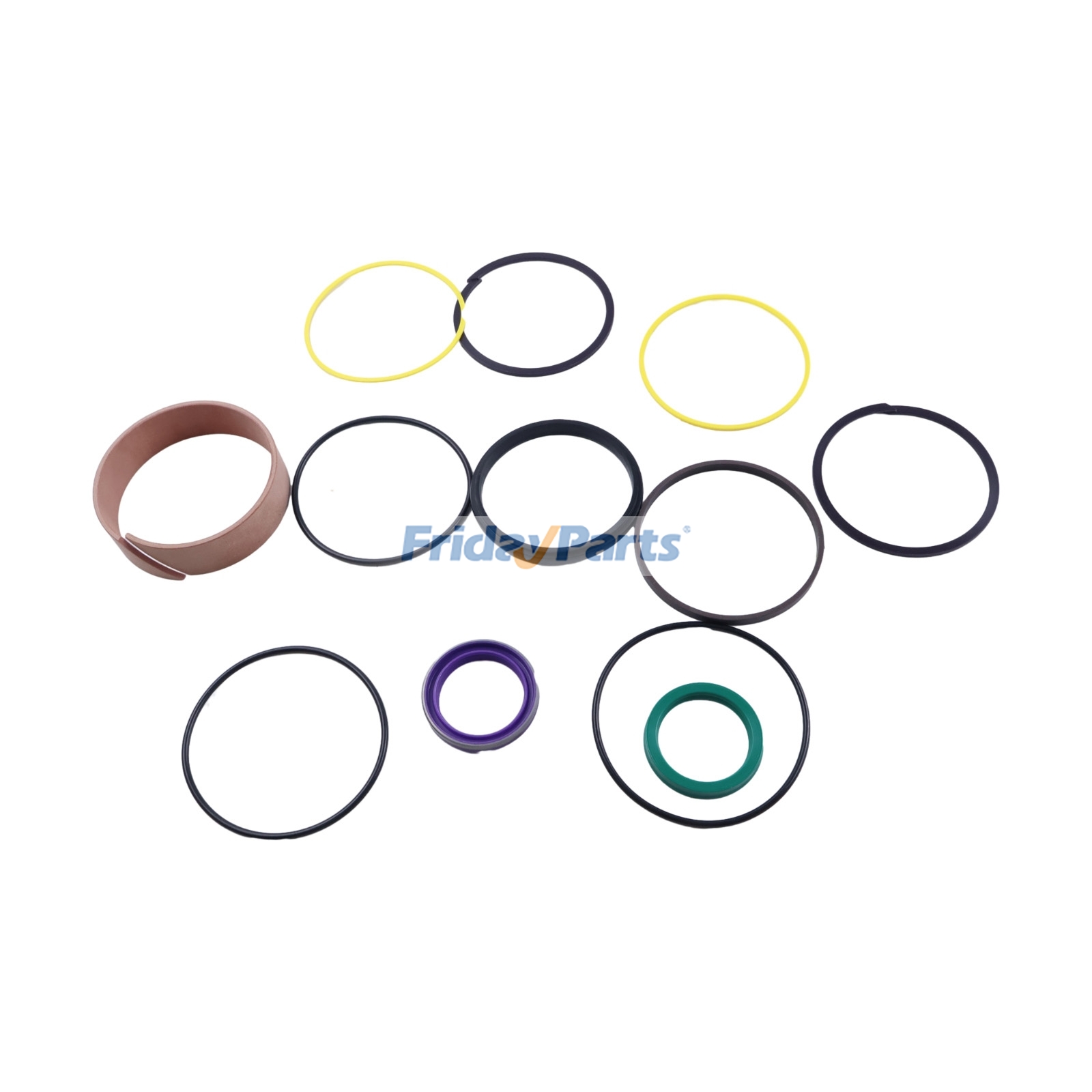 Kit de sellos de cilindro de giro para miniexcavadora Yanmar B50.2 de FridayParts