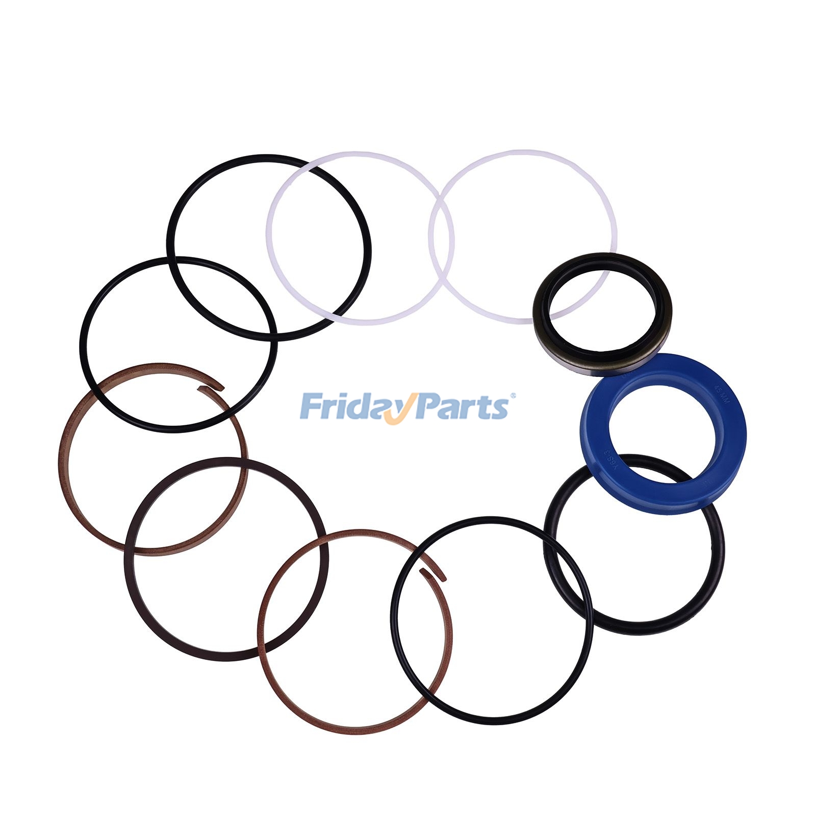 Swing Cylinder Seal Kit PW01V00043R300 for CASE Excavator CX31 CX31B CX36 CX36B
