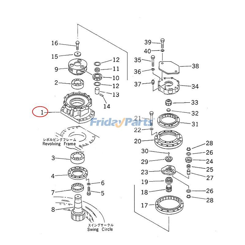 Swing Gearbox Case in Stock in China