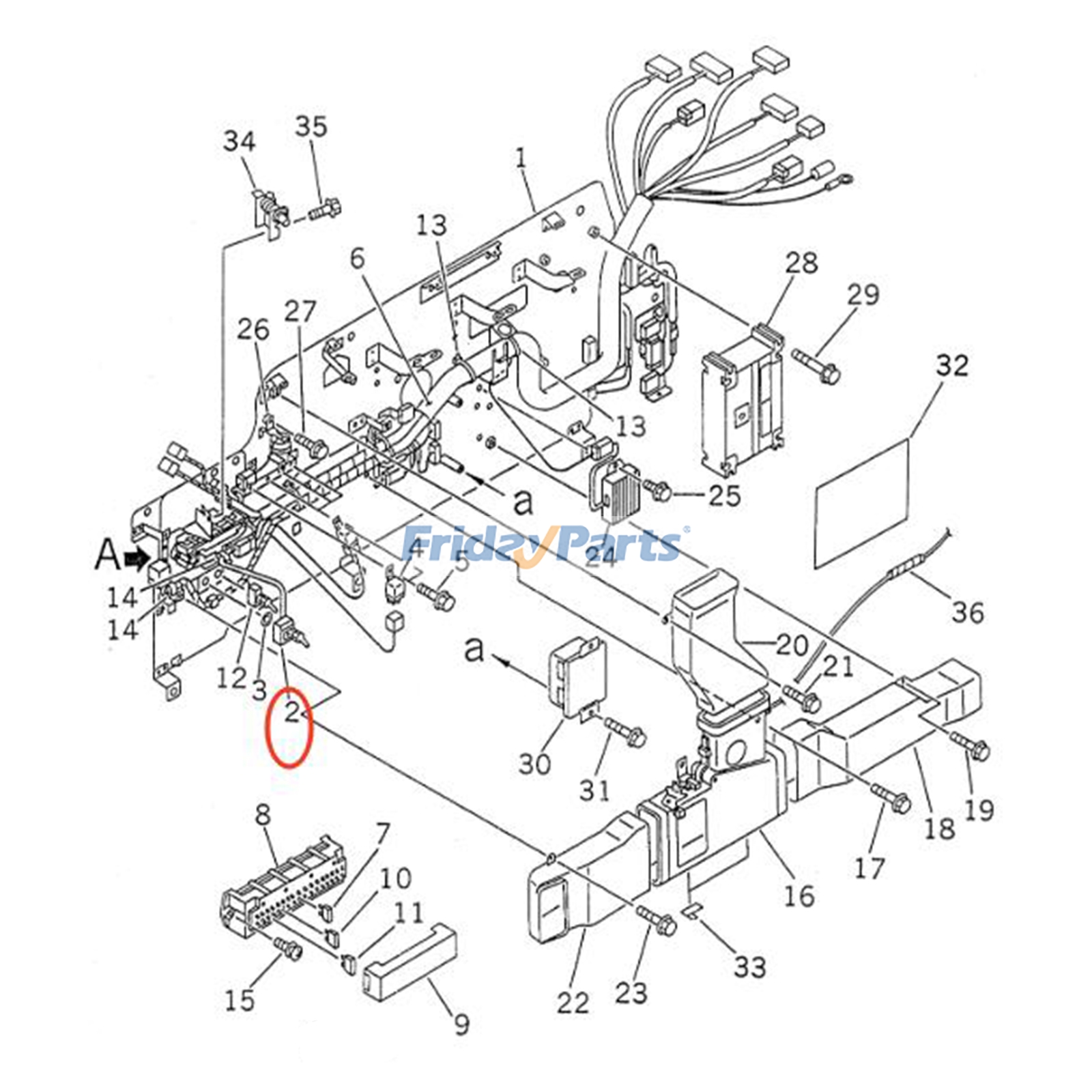 FridayParts Schwenkverriegelungsschalter