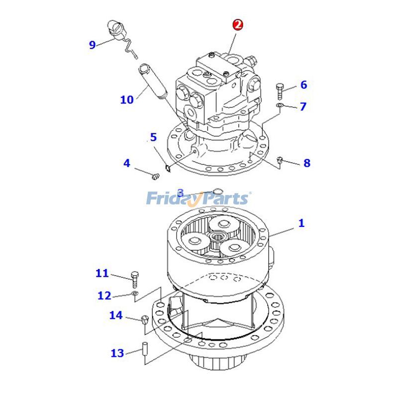 FridayParts Schwenkmotor