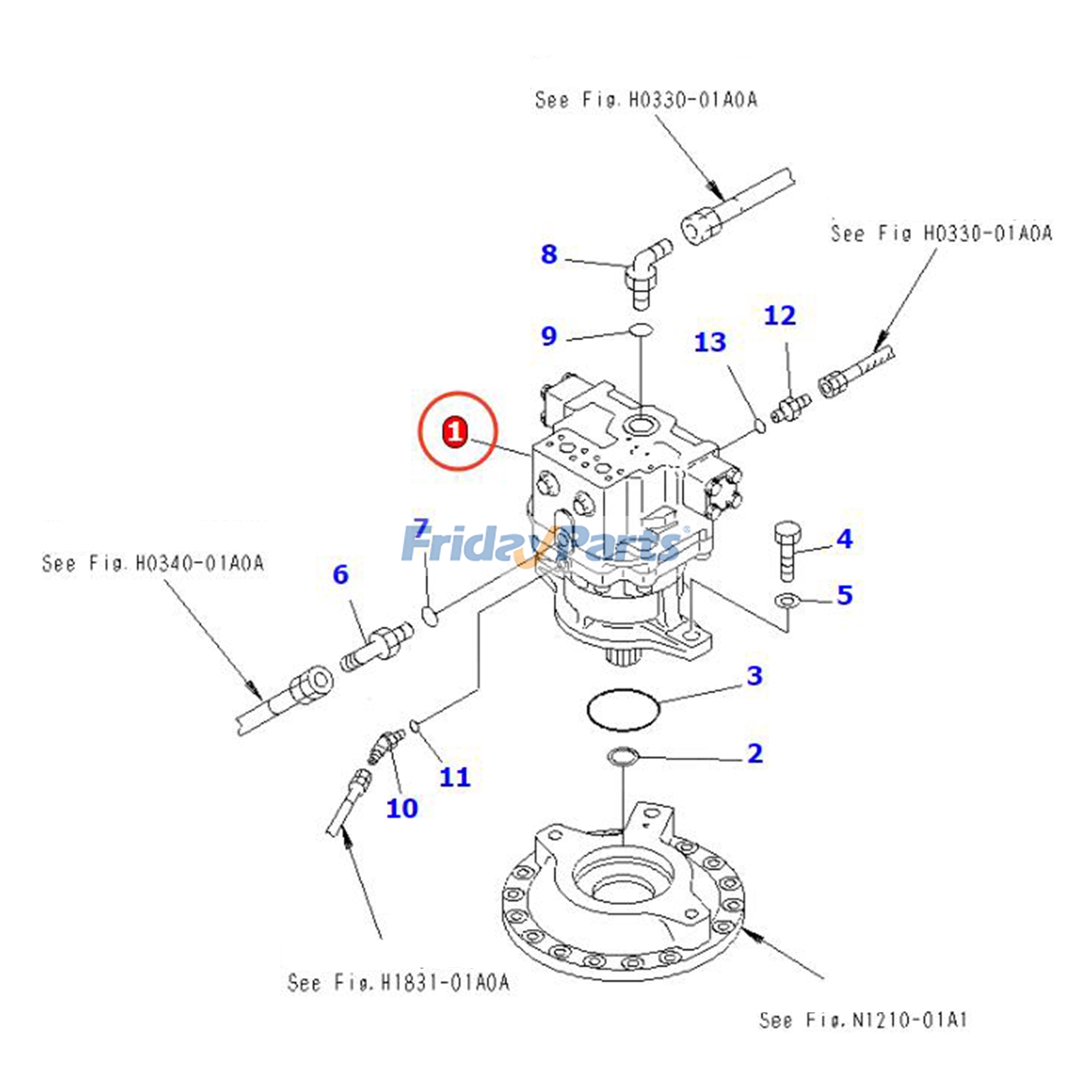 Swing Motor for Excavator