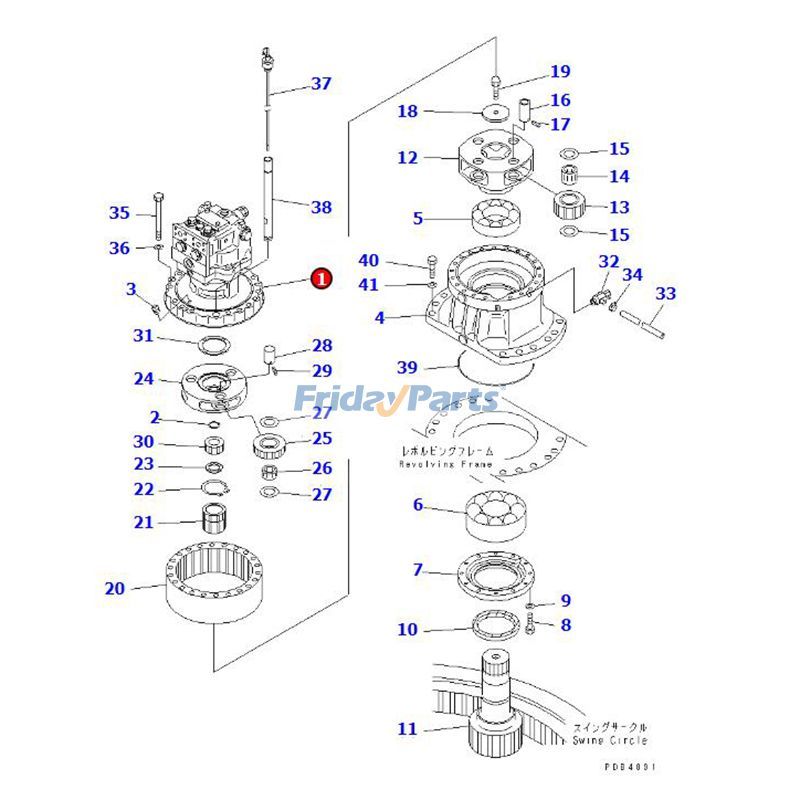 Swing Motor Assembly in Stock in China