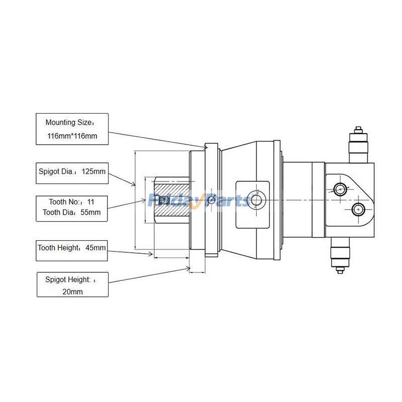 Swing Motor for Engine,Excavator