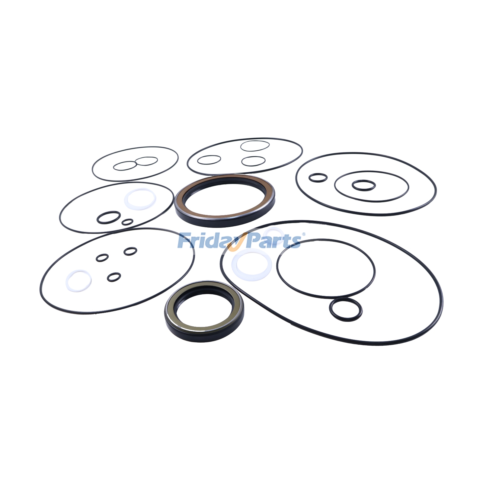 Kit de sellos para motor de giro VOE14512788 para excavadora Volvo EC330B, EC330C, EC340D, EC350E, EC360B, EC360C, EC380D, EC380DHR, EC380E, taladora apiladora FB2800C y FBR2800C Para VOLVO