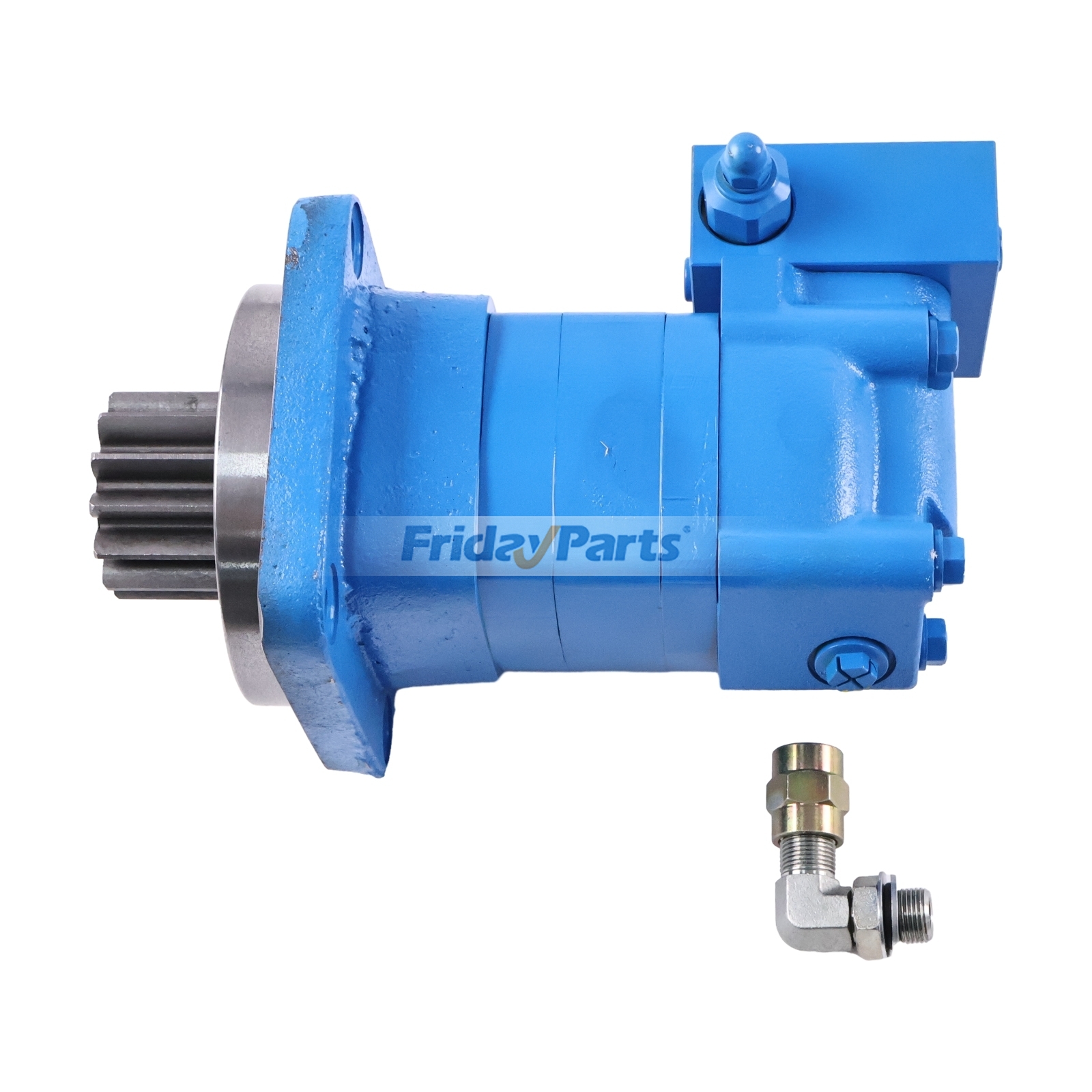 Motor de giro de 13T con válvula hidráulica para excavadoras Kobelco SK09SR, Kubota U17-3, U15, Thomas PX15, Hanix H15B y H22B - Reemplaza a Danfoss Eaton 2-160D0S-E3 de FridayParts
