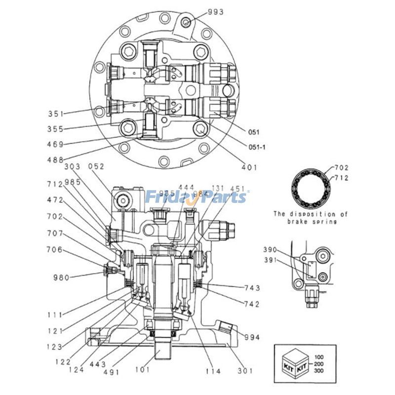Swing Motor for Excavator