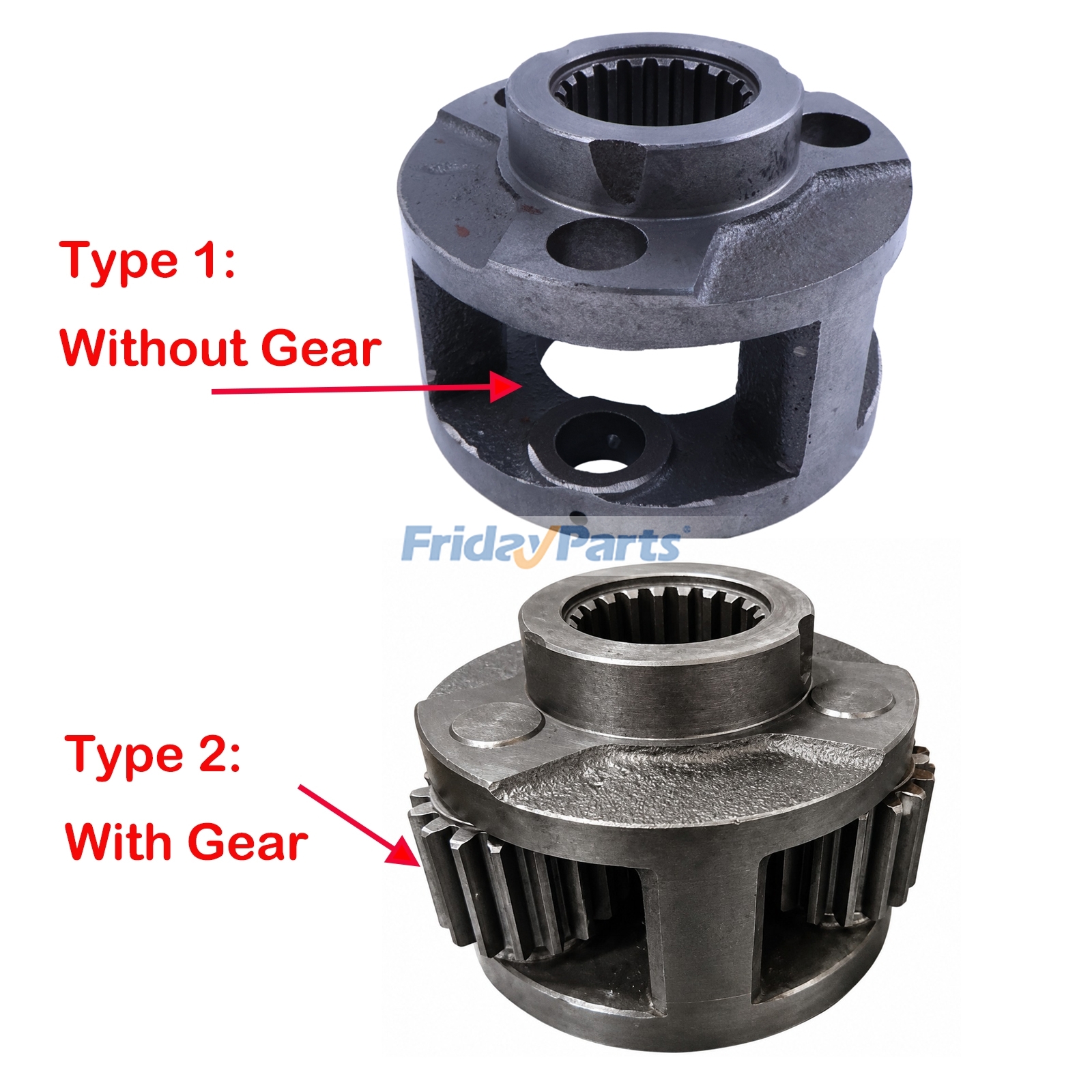 Portasatélites oscilante 2024936 para excavadora John Deere 70D Para JOHN DEERE