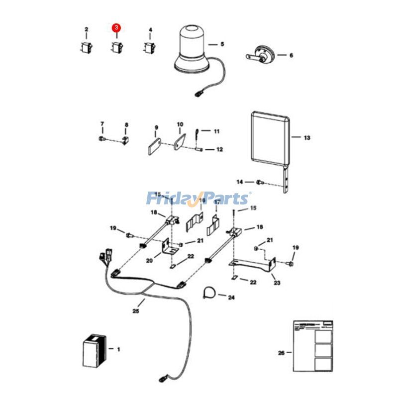 FridayParts Switch Skid Steer