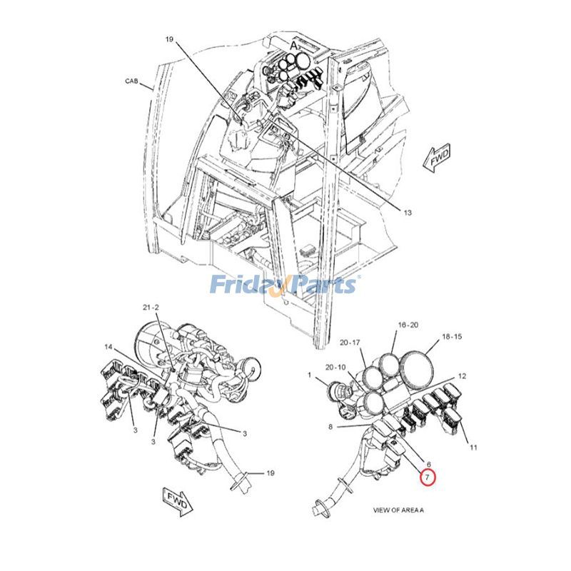 Switch Assembly-Rockererpillar CAT for Loader