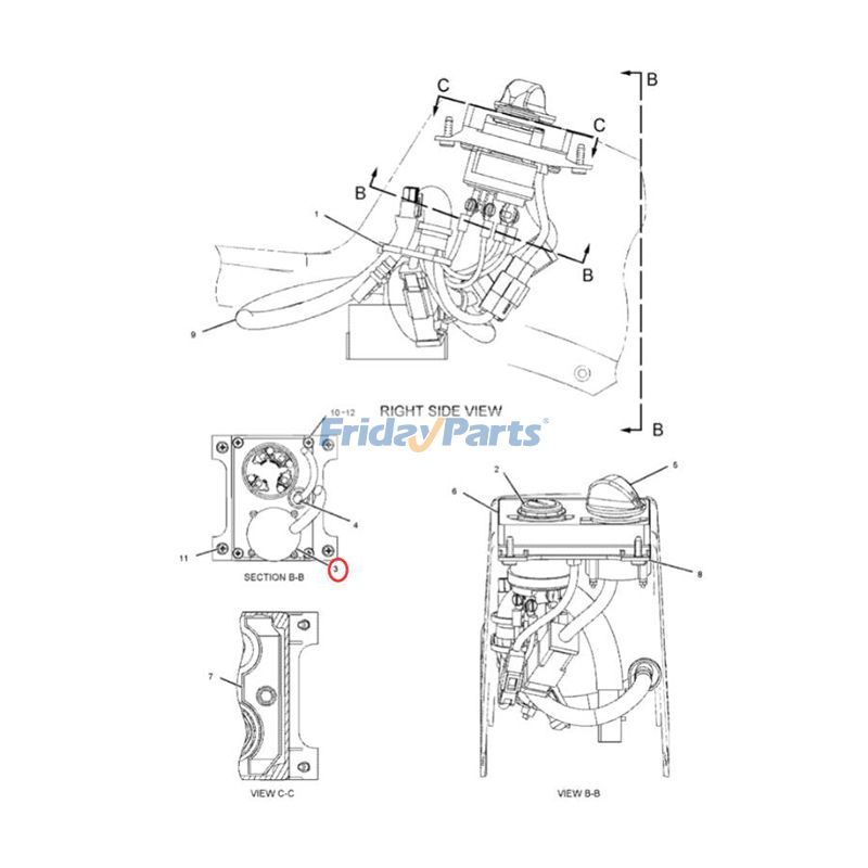 Switch Assembly-rockererpillar CAT for Excavator