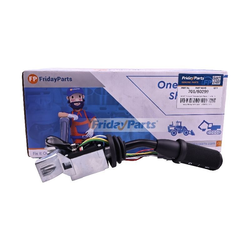 Leva/interruttore Sinistro Per Retromarcia JCB, Compatibile Con Modelli 540, 3CXS-PC, 4CN444, 3CX. Codice 701/80299.