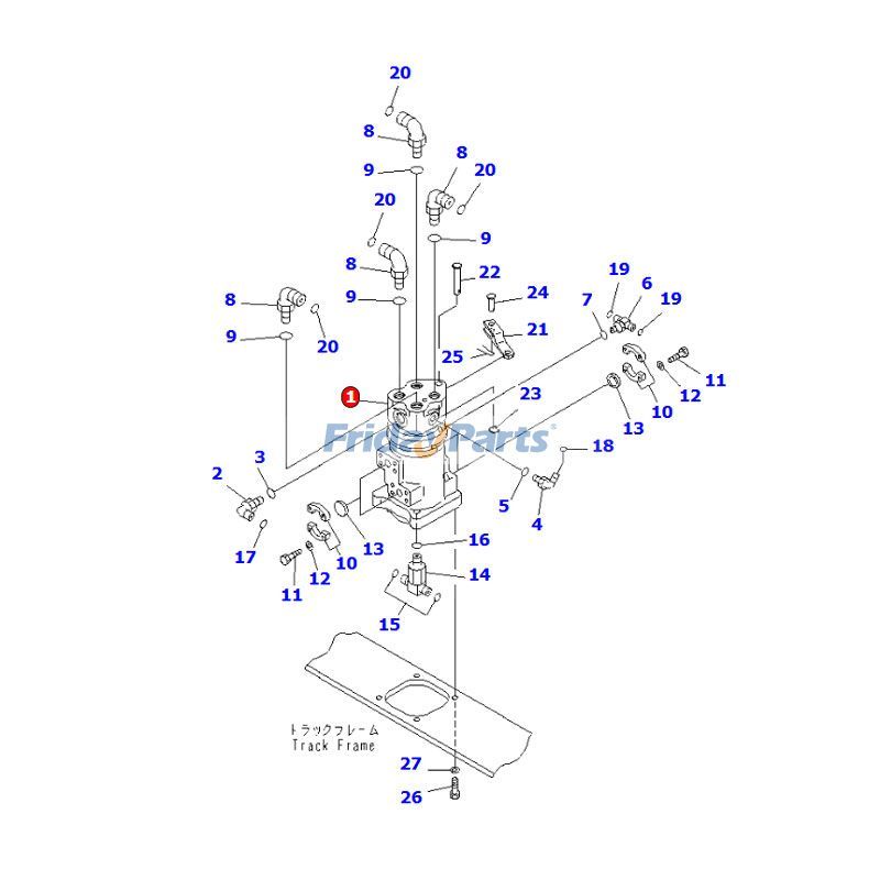 エクスカベーター スイベルジョイントアセンブリ