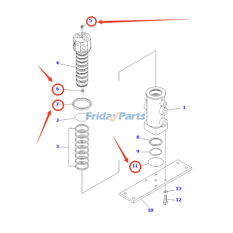 Swivel Joint Seal Kit for Excavator