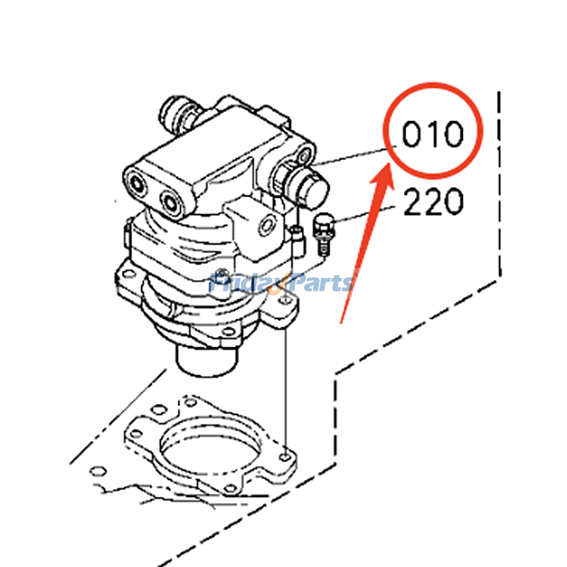 FridayParts Schwenkmotorbaugruppe