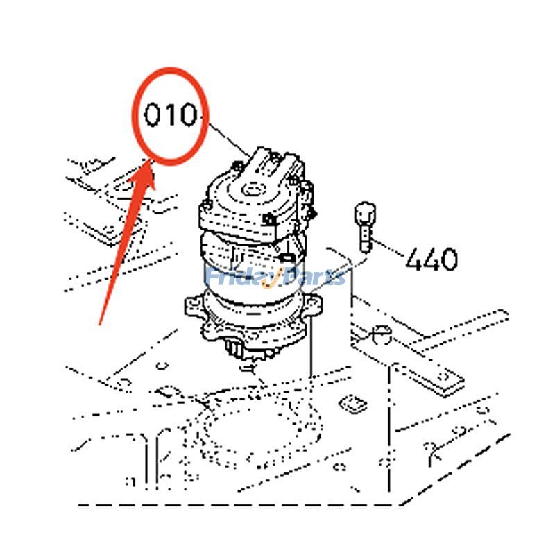 Swing Reduction Gearbox for Excavator
