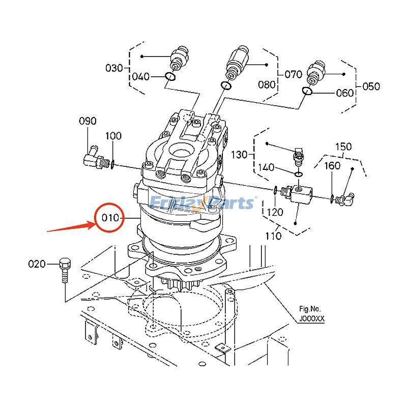 FridayParts Schwenkreduzierungsgetriebe