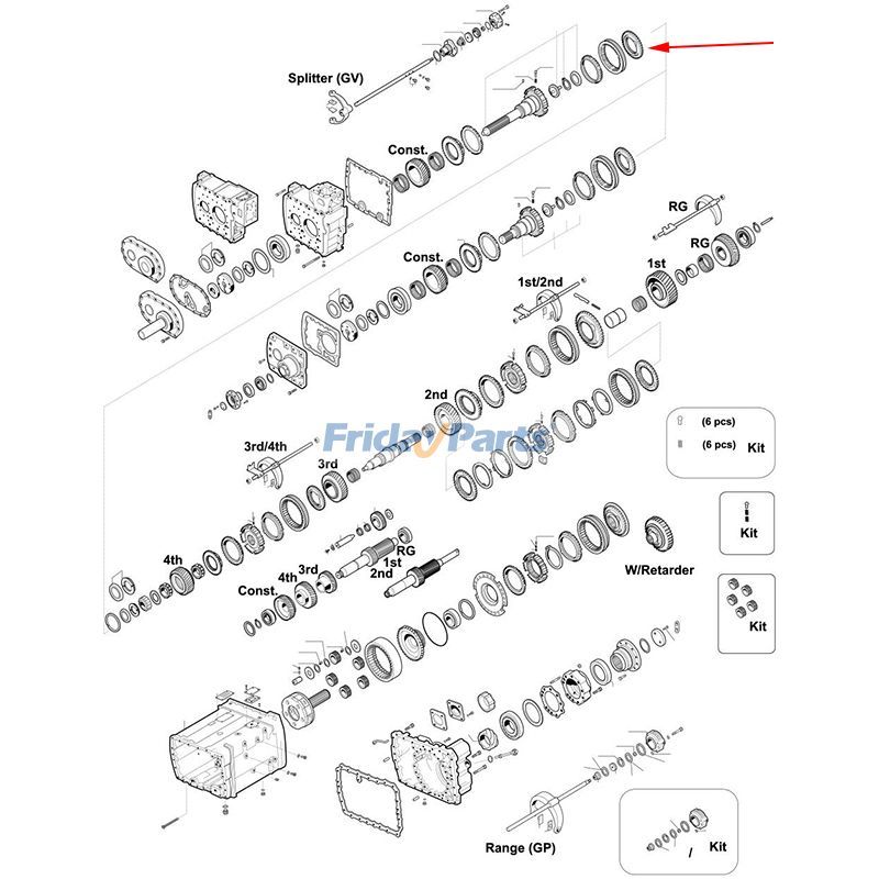 Synchronizer Cone Transmission for Tractor,Other Construction Equipment