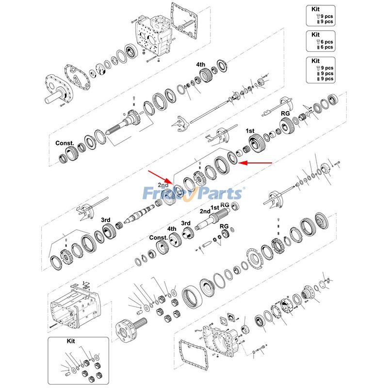 こんこん Cone sincronizador 1316 304 183 para transmissão ZF 16S1650