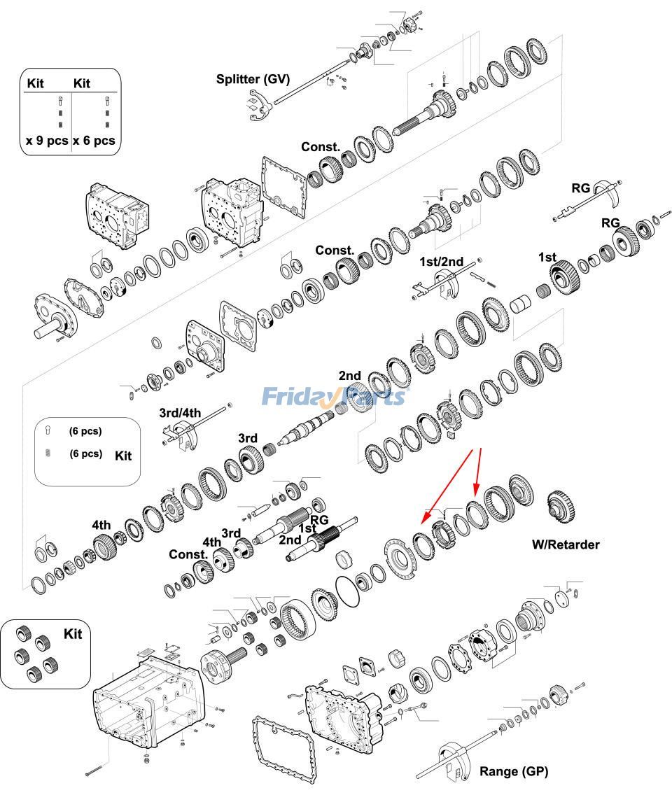Tractor,Other Construction Equipment Old Type Synchronizer Ring Transmission