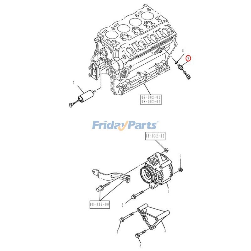 Tachometer Sensor VI8941268220 for Isuzu 4JB1 4LE1 4LE2