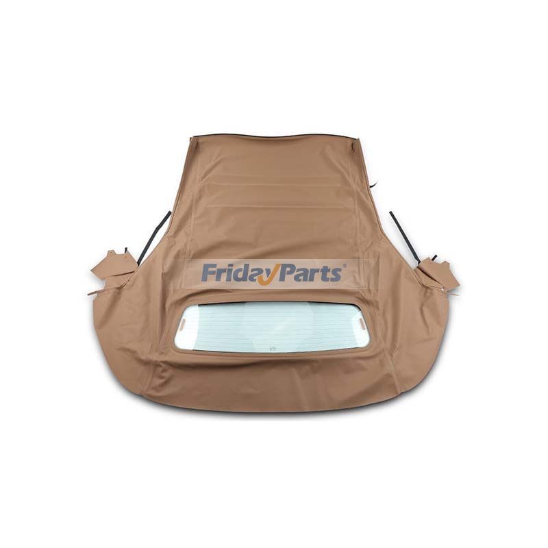 Tan Convertible Soft Top w/ DOT Approved Glass Window FOR05-565 for Ford Mustang 2005-2014