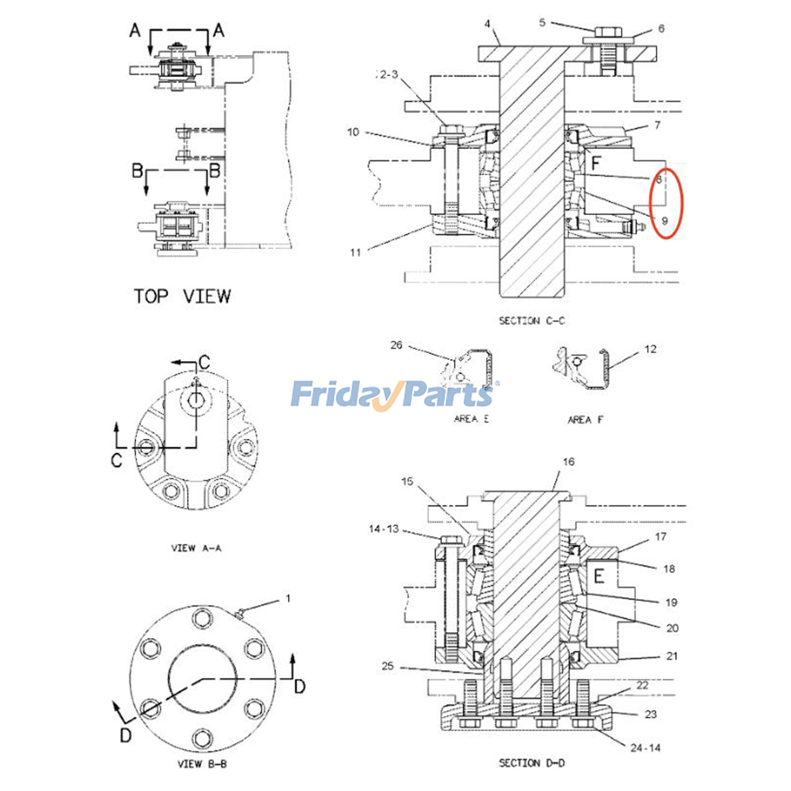 Taper Roller Bearing For CAT Engine,Loader,Tractor