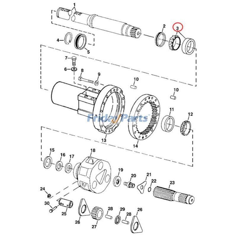 JOHN DEERE用ブルドーザー,エクスカベーター,フォークリフト,ローダー,トラクター用テーパーローラーベアリング 8400 9120 9300 9320 6R230 6R250