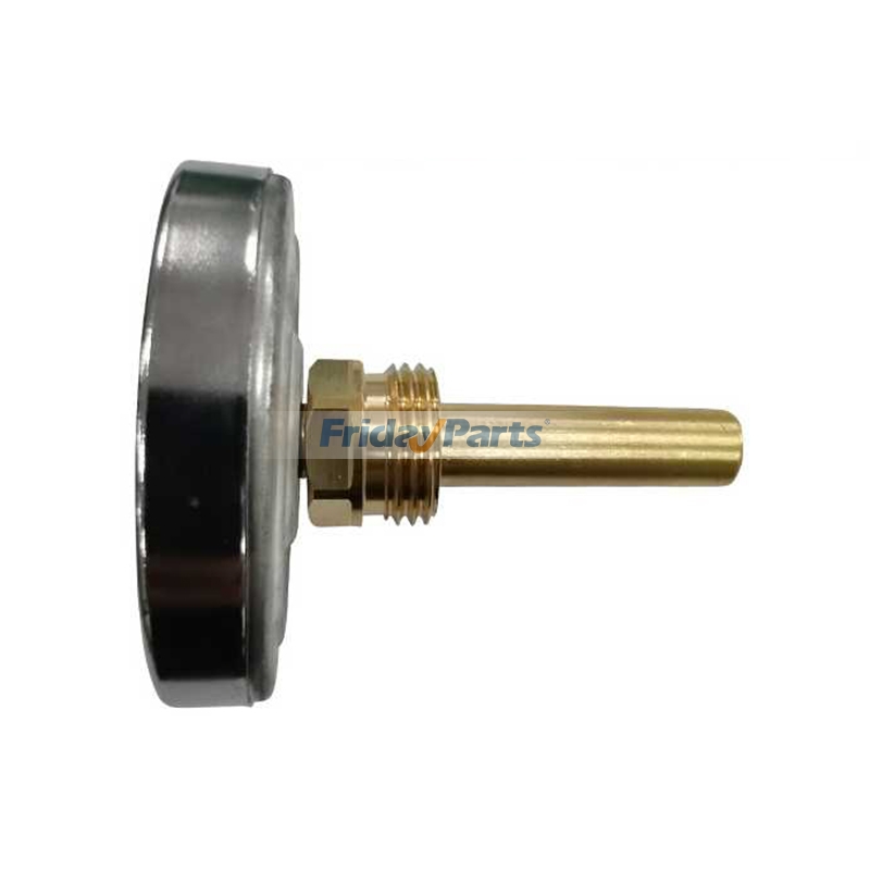 Temperaturanzeiger 0–120 °C mit 63-mm-Zifferblatt und 50-mm-Schaft für Industrieanlagen und Stromaggregate