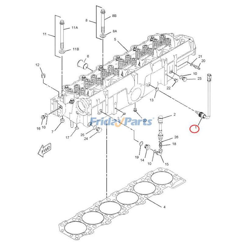 FridayParts Temperature Sensorerpillar CAT 345B 365B 385B