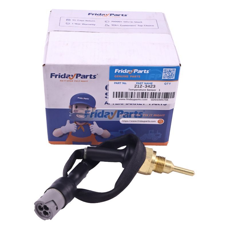 Sensor de temperatura 212-3423 para motor Caterpillar CAT 3512B 3516B 3508B 3508C 3516 Generador SR4B SR4BHV