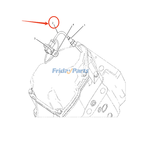 3512 Rack Position Sensor Temperature Sensor 262-1957 for Caterpillar CAT Engine 3512B 3512C C175 ...