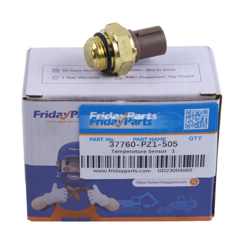 Sensor de temperatura 37760-PZ1-505 para vehículos Honda Acty HA3 Acty HA4 Vamos HM1