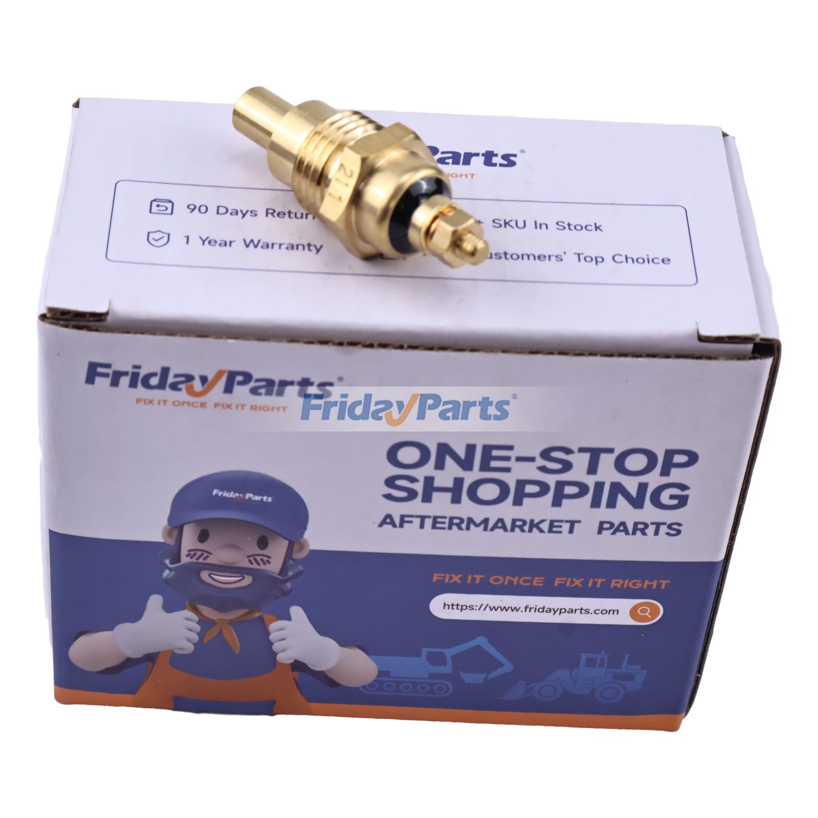 Sensor de temperatura 4187223 para excavadora Hitachi EX60 EX100 EX120 EX150 EX200 EX220 EX270 EX300 EX1000 EX3500 UH261 ​​UH501 Cargadora LX70 LX80 TH55ED