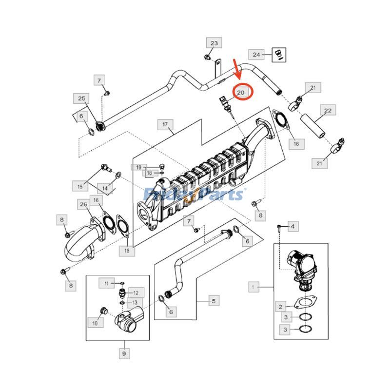 FridayParts Temperatursensor