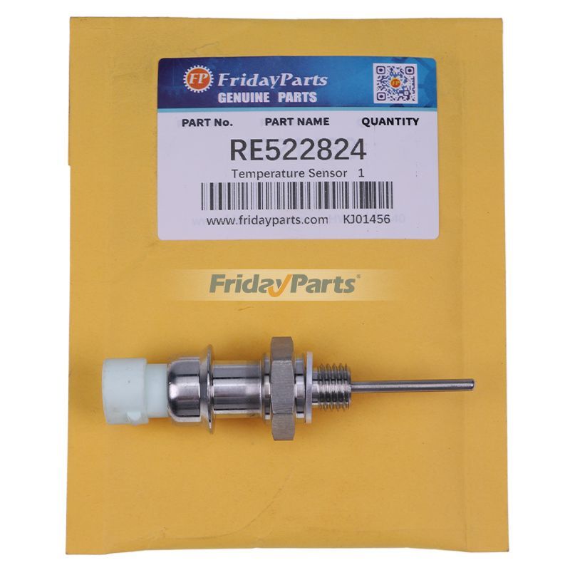 Sensor de temperatura RE522824 para excavadora John Deere 4045 6068 Motor 210G 250GLC 270DLC 350DLC