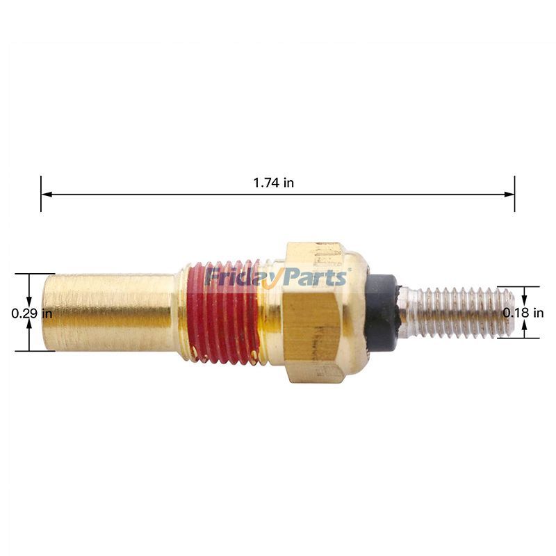 FridayParts Temperatursensorgeber Penta 4.3GXi-FF 5.0OSi-J 8.1OSi-J 8.1Gi-A V8-300-A V6-200-A