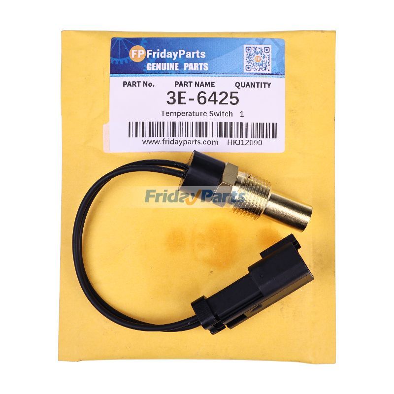 Temperature Switch 3E-6425 for Caterpillar CAT 3304 3406 3408 Engine 966F 972G 980G 990 992D 312B 312C 345B