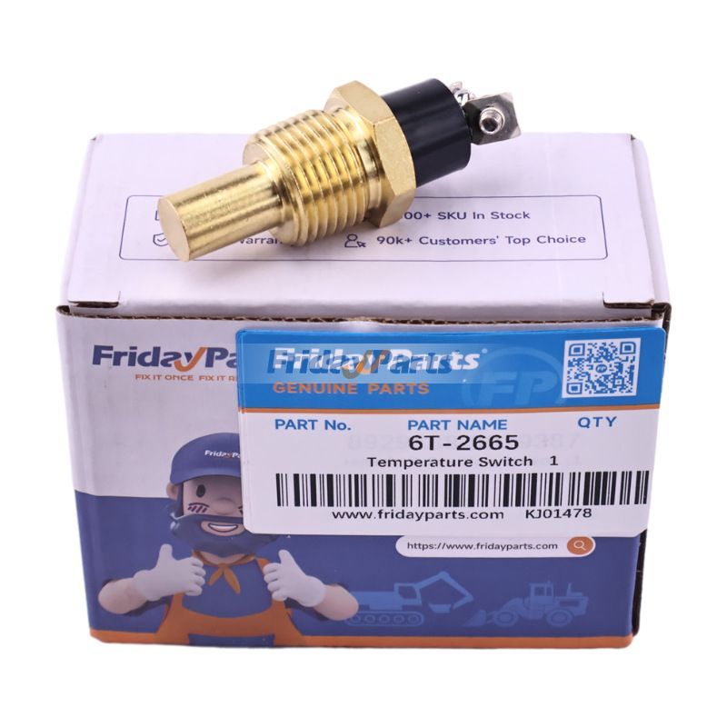 Temperature Switch 6T-2665 203-3219 for Caterpillar CAT Loader 416 426B 428B 438C 908 Excavator 225 235B 231D