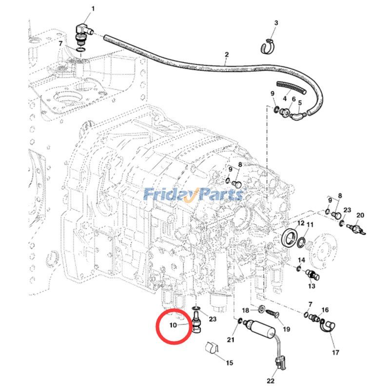 Tractor Temperature Switch 4039 4045 6068