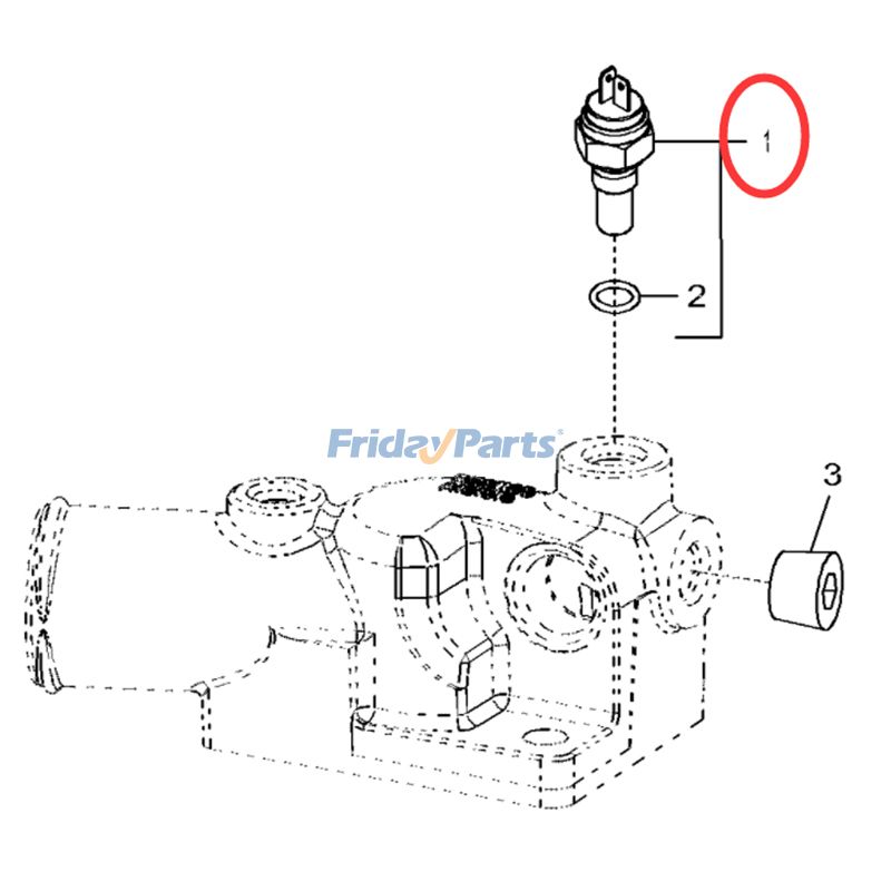 Temperature Switch  for Engine,Loader