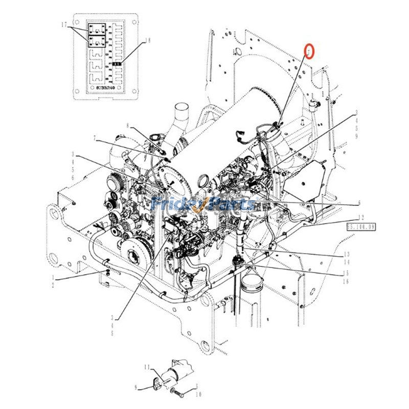 Temperature Sensor for Dozer,Harvester,Loader,Telehandler,Tractor,Other Agricultural Equipment