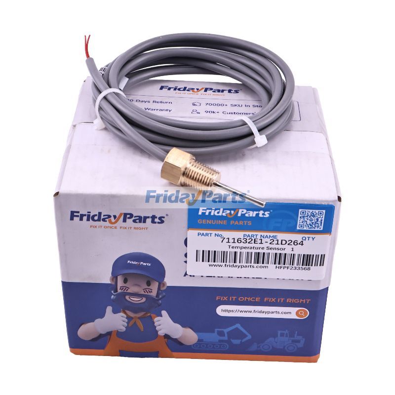 Temperature Sensor 711632E1-21D264 for Compair Air Compressor