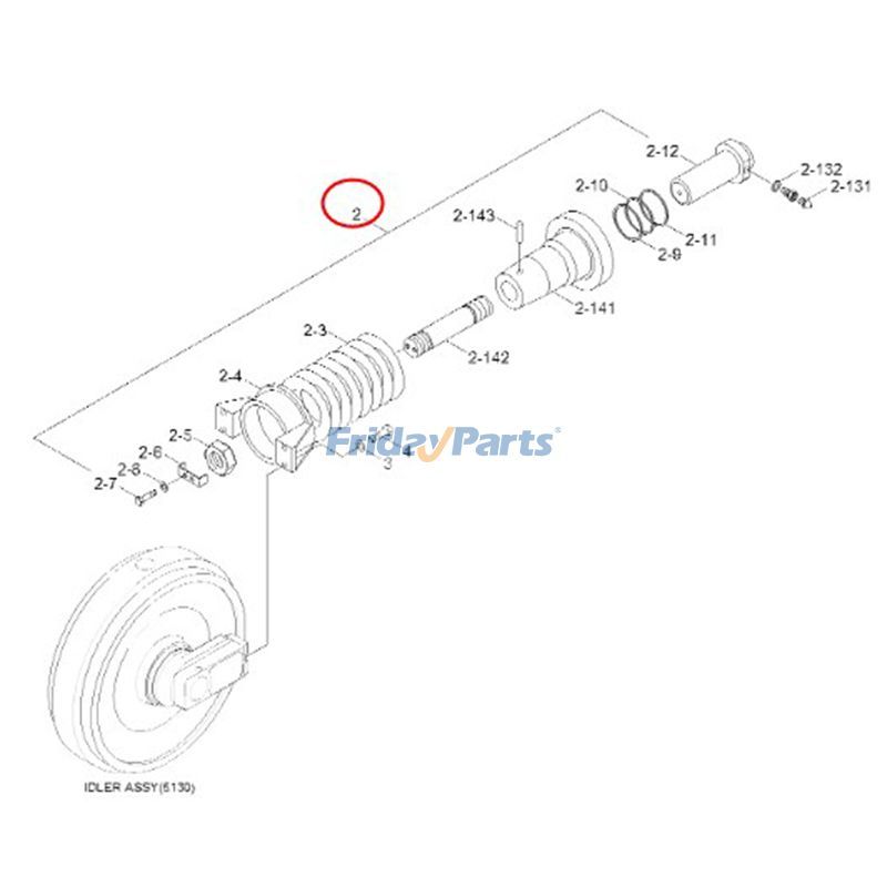 FridayParts Spannzylinder