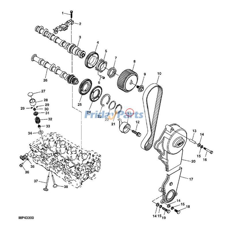  OEM Tensioner Pulley John Deere Gator For JOHN DEERE