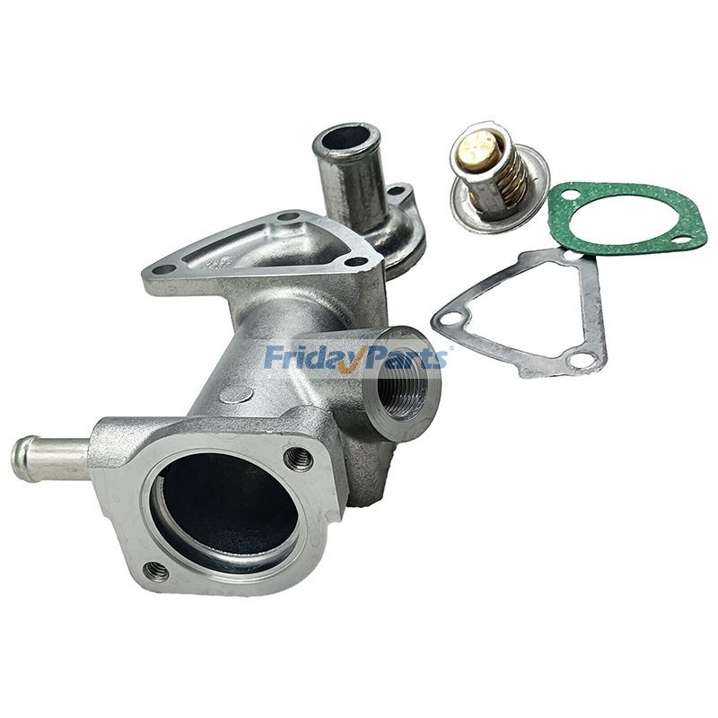 Thermostat 15531-73010 & Abdeckung 15841-73260 & komplette Wasserflansch 16875-72704 mit Dichtung 15841-72923 für Kubota Motor Z482 D722für 