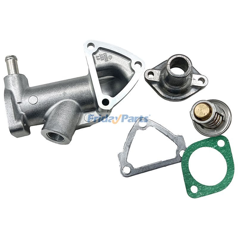 Thermostat 2500870 Abdeckung 554086 Kompletter Wasserflansch 5001956 554082 für Kubota-Motor Z482 D662 D722 Jacobsen Aufsitzmäherfür Für Jacobsen