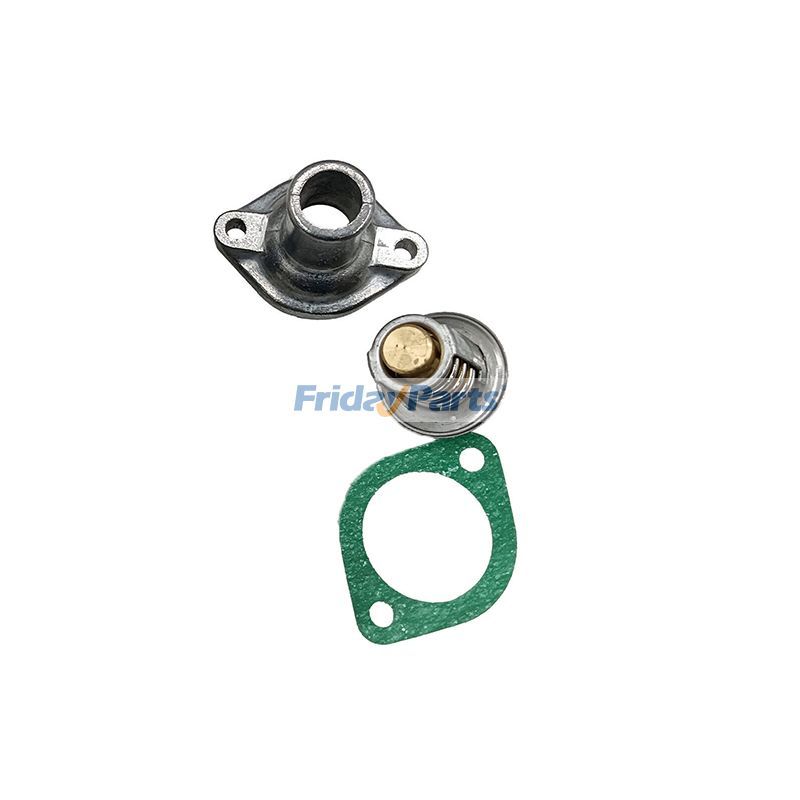 Termostato 2500870 Tapa 554086 Con junta 4145869 para motor Kubota Z482 D662 D722 Cortadora de césped Jacobsen